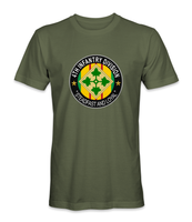 4th Infantry Division 'STEADFAST AND LOYAL' Vietnam Veteran T-Shirt - HATNPATCH