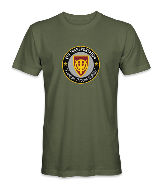 4th Transportation Brigade 'Freedom Through Mobility' T-Shirt - HATNPATCH