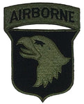 101st Airborne Division OD Subd Army Patch - HATNPATCH