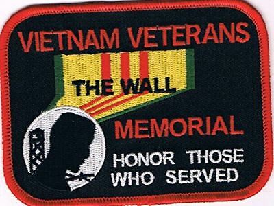 VIETNAM VETERANS MEMORIAL WALL HONOR THOSE WHO SERVED PATCH RIBBON POW MIA - HATNPATCH