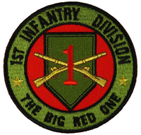 1ST INFANTRY DIVISION THE BIG RED ONE ROUND PATCH - HATNPATCH