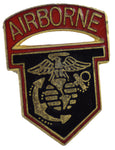 AIRBORNE MARINE HAT PIN - HATNPATCH