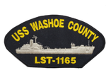 USS Washoe County LST-1165 Ship Patch - Great Color - Veteran Owned Business - HATNPATCH