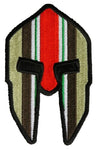 SPARTAN HELMET WITH IRAQI FREEDOM OIF RIBBON Patch - HATNPATCH