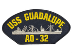 USS Guadalupe AO-32 Ship Patch - Great Color - Veteran Owned Business - HATNPATCH