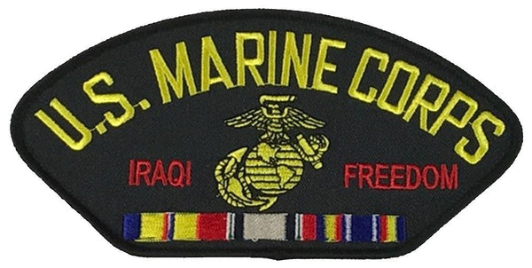 USMC ENDURING FREEDOM VETERAN W/ COMBAT ACTION RIBBON PATCH - HATNPATCH