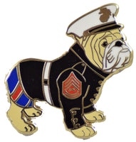 Dress Blues Bulldog Pin - HATNPATCH