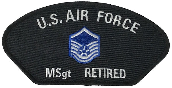 USAF MSGT RETIRED PATCH - HATNPATCH