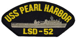 USS PEARL HARBOR LSD-52 SHIP PATCH - GREAT COLOR - Veteran Owned Business - HATNPATCH