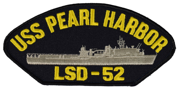 USS PEARL HARBOR LSD-52 SHIP PATCH - GREAT COLOR - Veteran Owned Business - HATNPATCH