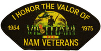 I HONOR THE VALOR OF NAM VETERANS 1964-1975 Patch - Veteran Owned Business - HATNPATCH