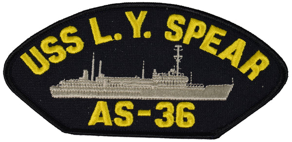 USS L. Y. SPEAR AS-36 SHIP PATCH - GREAT COLOR - Veteran Owned Business - HATNPATCH