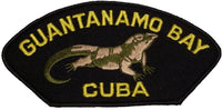 GUANTANAMO BAY CUBA with an Iguana Patch - Veteran Owned Business - HATNPATCH