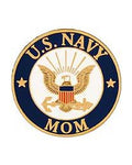 Navy Mom Pin - HATNPATCH
