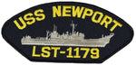 USS NEWPORT LST-1179 SHIP PATCH - GREAT COLOR - Veteran Owned Business - HATNPATCH