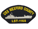 USS Wexford County LST-1168 Ship Patch - Great Color - Veteran Owned Business - HATNPATCH