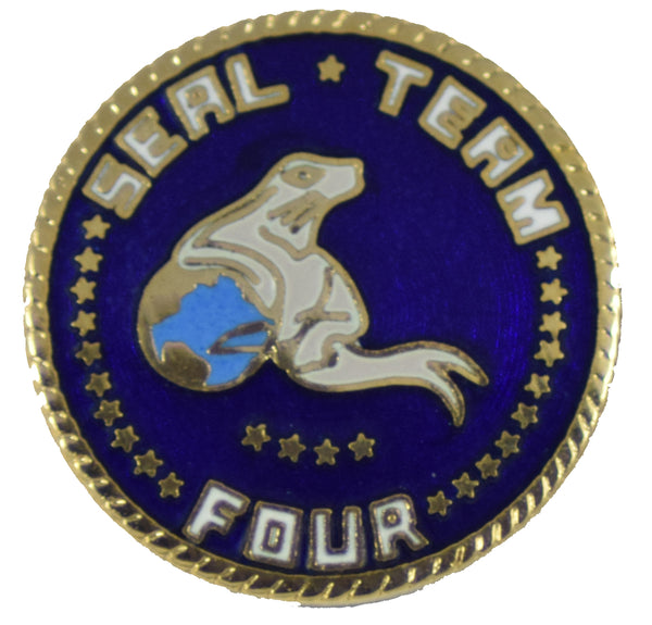 SEAL TEAM 4 HAT PIN - HATNPATCH