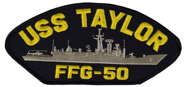 USS TAYLOR FFG-50 SHIP PATCH - GREAT COLOR - Veteran Owned Business - HATNPATCH