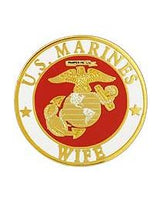 Marine Wife Round Pin - HATNPATCH