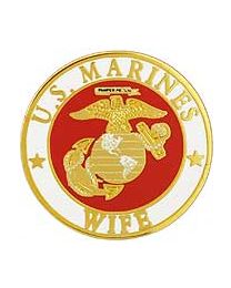 Marine Wife Round Pin - HATNPATCH