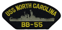 USS NORTH CAROLINA BB-55 PATCH - HATNPATCH