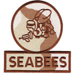 SEABEES PATCH Desert Subdued Patch - HATNPATCH