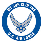 My Son is in the Air Force New Logo Decal - HATNPATCH