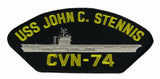 USS JOHN C. STENNIS CVN-74 PATCH - HATNPATCH