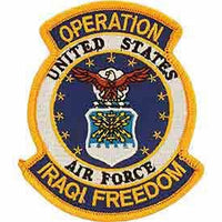 US AIR FORCE OPERATION IRAQI FREEDOM PATCH - Bright Colors - Veteran Owned Business. - HATNPATCH