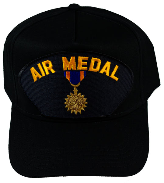 AIR Medal HAT - Black - Veteran Owned Business - HATNPATCH