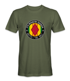 5th Infantry Division 'MOTTO - WE WILL' Vietnam Veteran T-Shirt - HATNPATCH