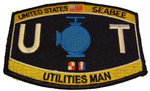 U.S. NAVY SEABEE UTILITIES MAN UT PATCH - HATNPATCH