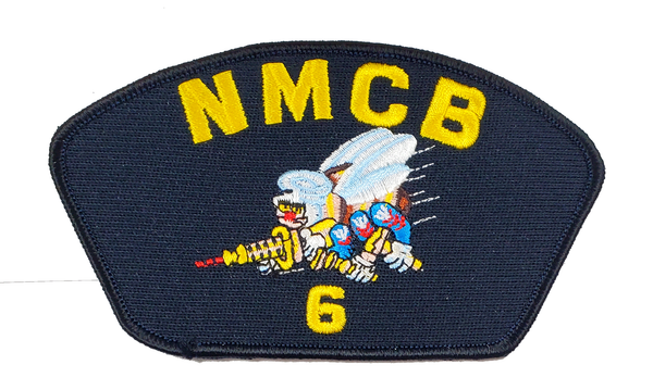 NMCB-6 NAVY SEABEES PATCH - GREAT COLOR - Veteran Owned Business - HATNPATCH