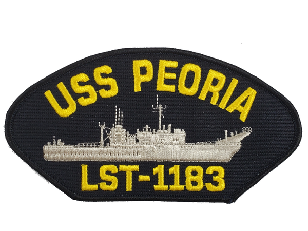 USS Peoria LST-1183 Ship Patch - Great Color - Veteran Owned Business - HATNPATCH