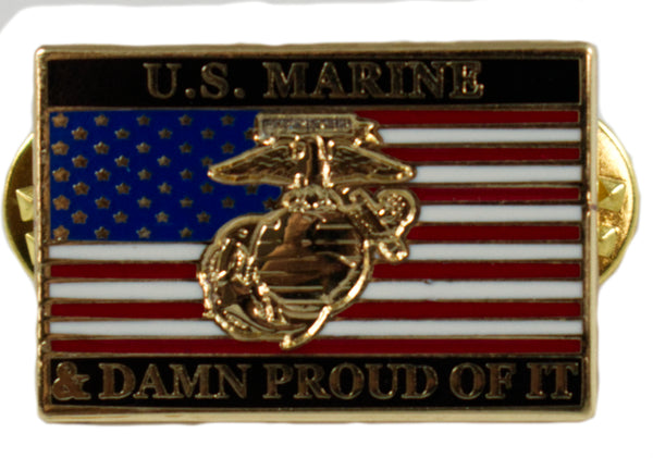 USMC Damn Proud Pin - HATNPATCH