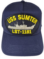 USS Sumter LST-1181 Ship HAT - Navy Blue - Veteran Owned Business - HATNPATCH