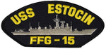 USS ESTOCIN FFG-15 SHIP PATCH - GREAT COLOR - Veteran Owned Business - HATNPATCH