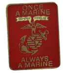 ONCE A MARINE HAT PIN - HATNPATCH