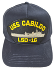USS CABILDO LSD-16 Ship HAT - Navy Blue - Veteran Owned Business - HATNPATCH