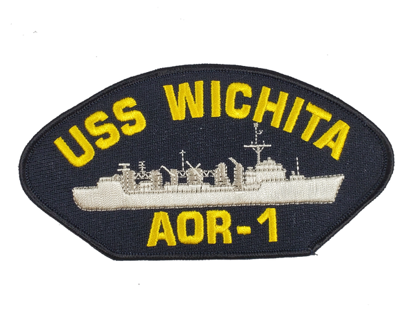 USS Wichita AOR-1 Ship Patch - Great Color - Veteran Owned Business - HATNPATCH