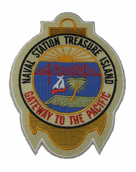 USN NAVY NAVAL STATION TREASURE ISLAND GATEWAY TO THE PACIFIC PATCH SAN FRAN - HATNPATCH