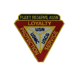FLEET RESERVE ASSOCIATION USMC USN USCG PATCH - Color - Veteran Owned Business - HATNPATCH