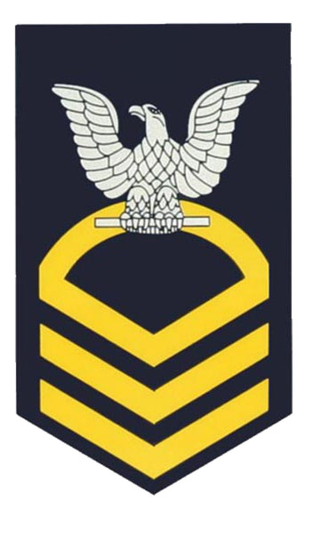USN E-7 Chief Petty Officer Decal - HATNPATCH