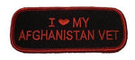 I LOVE HEART MY AFGHANISTAN VET PATCH OEF OPERATION ENDURING FREEDOM SUPPORT - HATNPATCH