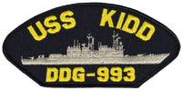 USS Kidd DDG-993 Ship Patch - HATNPATCH