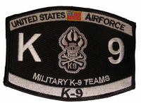 United States AIR FORCE Military K-9 Teams MOS Patch - HATNPATCH