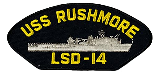 USS Rushmore LSD-14 Ship Patch - Great Color - Veteran Owned Business - HATNPATCH