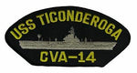 USS TICONDEROGA CVA-14 PATCH - HATNPATCH