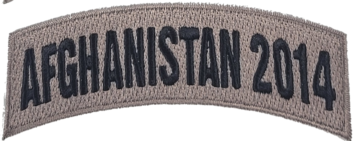 Afghanistan 2014 TAB Desert ACU TAN Rocker Patch - Veteran Family-Owne ...