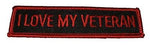 I LOVE MY VETERAN PATCH - HATNPATCH